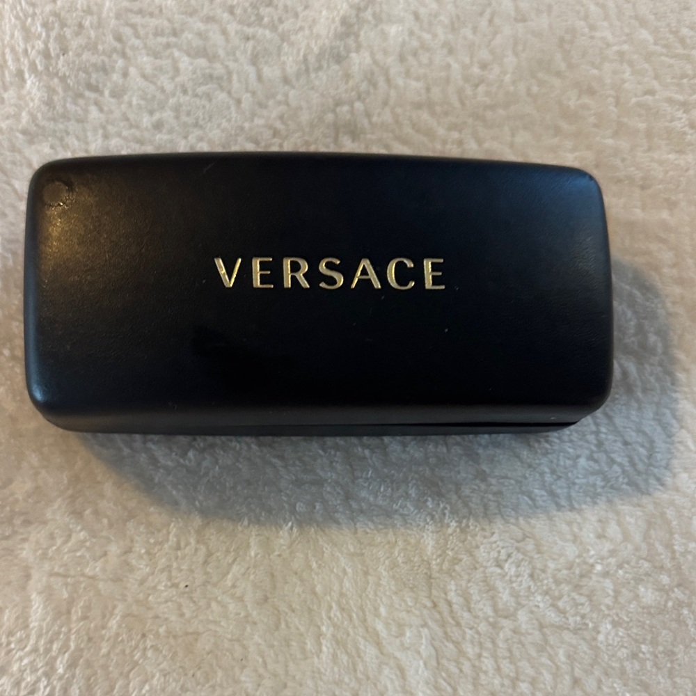 Versace Black Case with Gold Logo